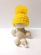 画像4: 小さくて可愛い木の人形「森の木の妖精 ポッツ」と手編み帽子 (4)